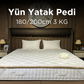 Yün Yatak Pedi 180.200 3 KG Merinos Kuzu Yünü