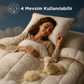 Kuzu Yünü Yorgan Tek Kişilik 155x215 cm 2.5 kg Merinos Kuzu Yünü