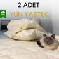 Yün Çeyiz Seti Çift Kişilik (Çift kişilik yorgan+Çift kişilik yatak pedi + 2x yün yastık+Nevresim Seti +Lastikli Çarşaf)