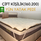 Yün Çeyiz Seti Çift Kişilik (Çift kişilik yorgan+Çift kişilik yatak pedi + 2x yün yastık+Nevresim Seti +Lastikli Çarşaf)