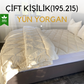 Yün Çeyiz Seti Çift Kişilik (Çift kişilik yorgan+Çift kişilik yatak pedi + 2x yün yastık+Nevresim Seti +Lastikli Çarşaf)