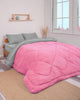 Wellsoft Çift Kişilik Yorgan | Pembe Gri 195x215cm